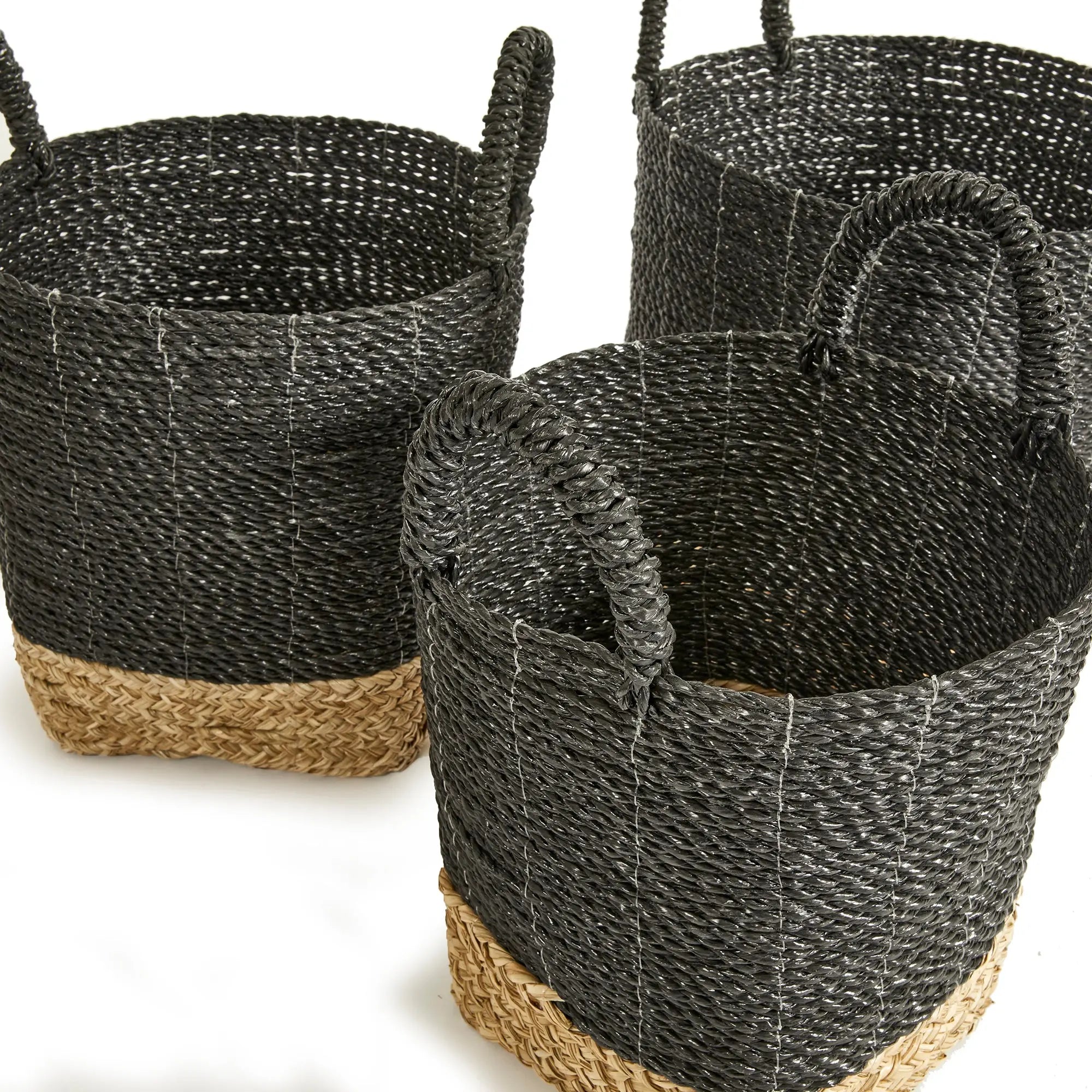 MADURA MARKET BASKETS, SET OF 3 Villa Decor & Design