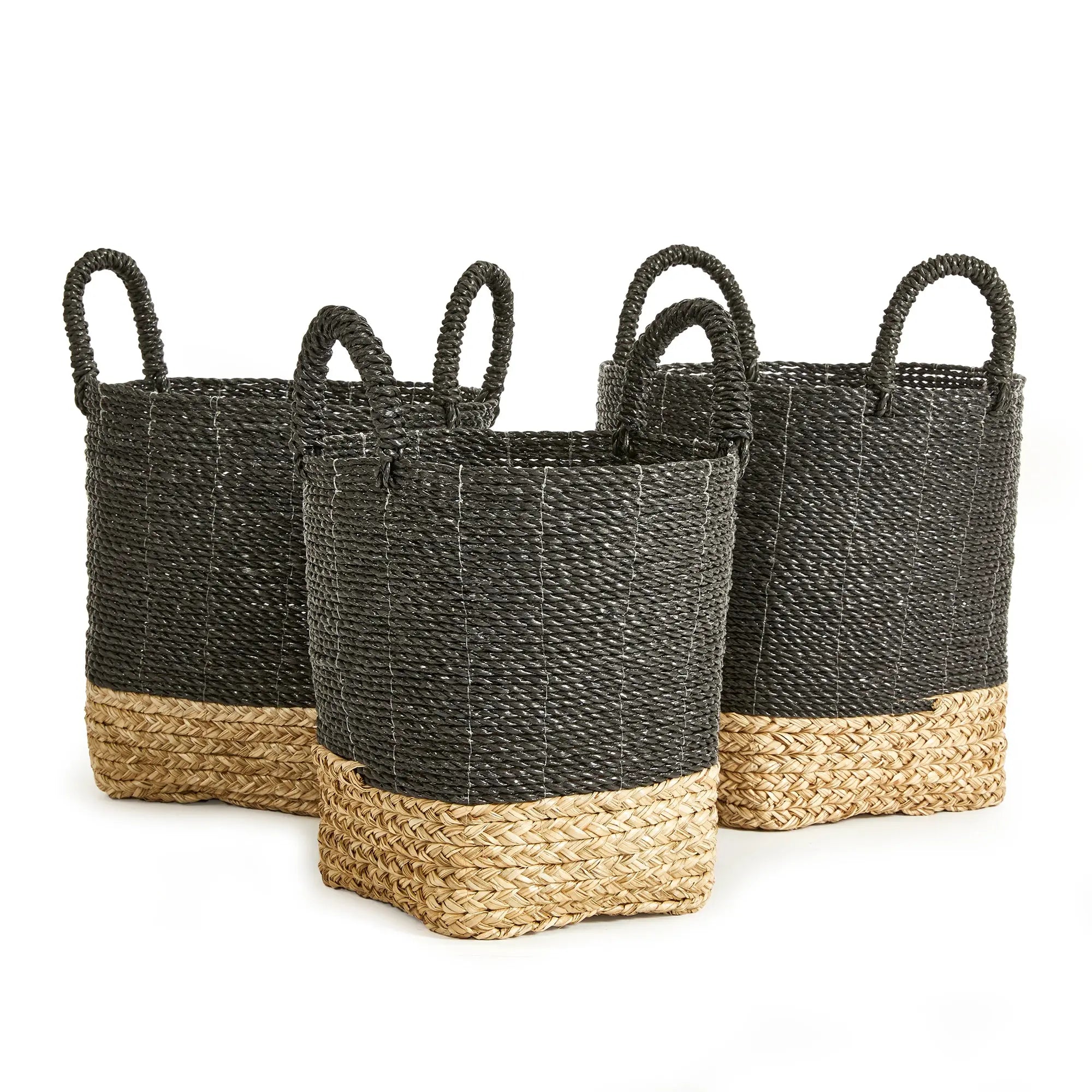 MADURA MARKET BASKETS, SET OF 3 Villa Decor & Design