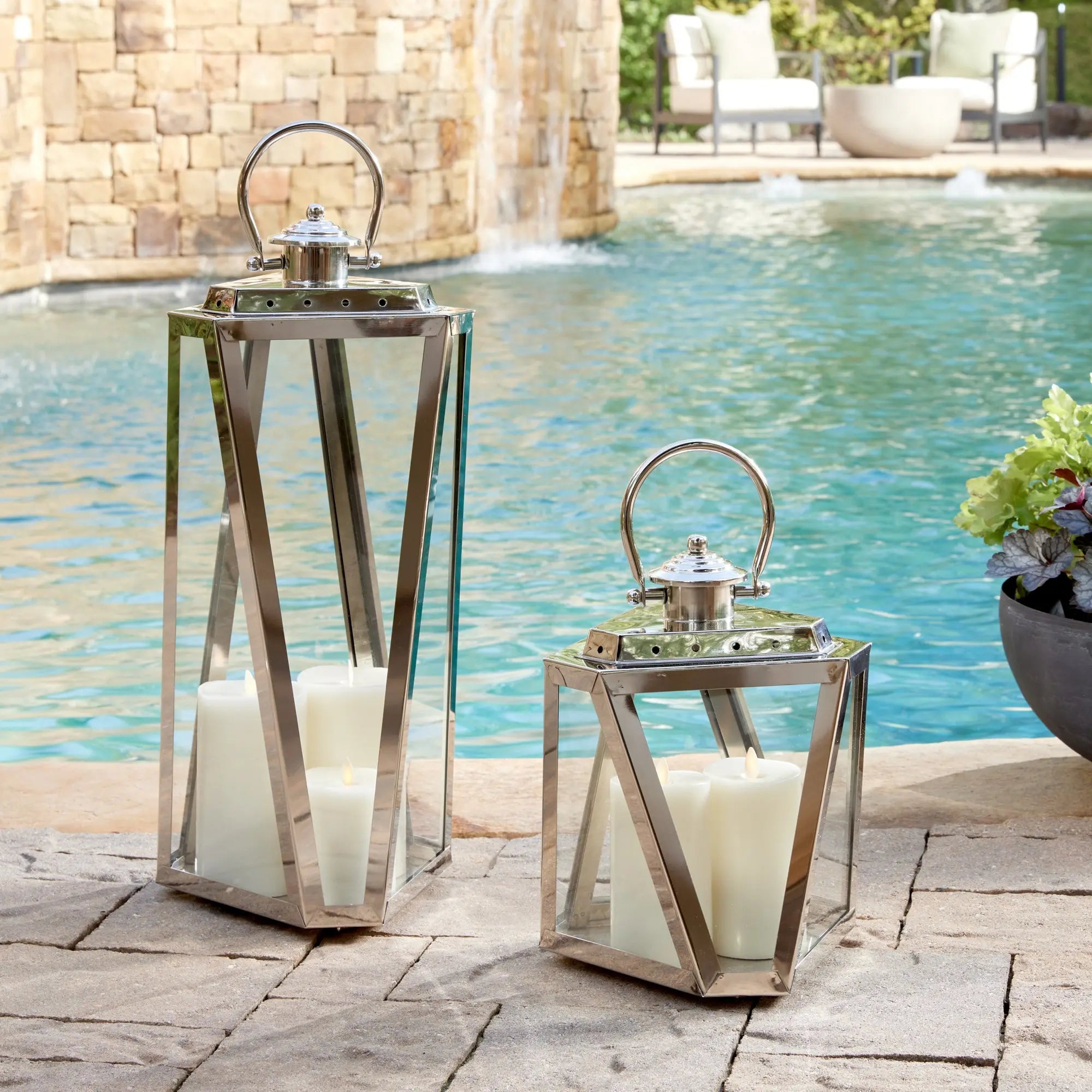 ADLER OUTDOOR LANTERN 12.5" - Villa Decor & Design