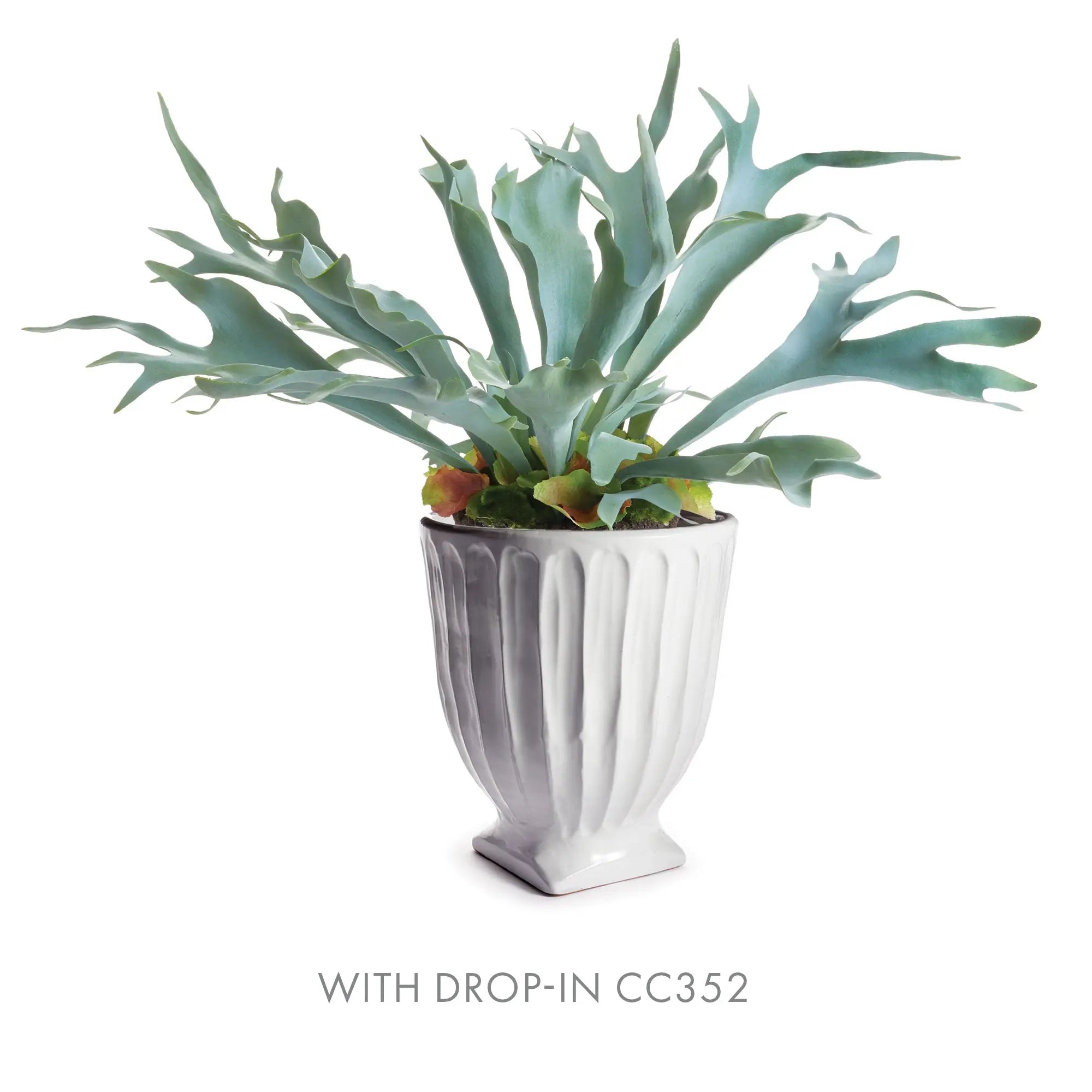COLUMN FOOTED URN 13" Villa Decor & Design