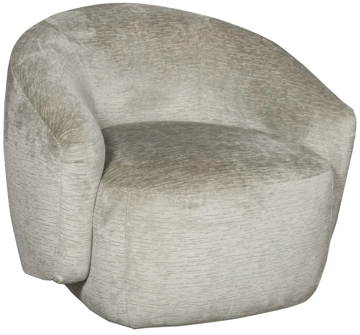 Gabriella Swivel Chair - Modern Curved Accent | Tallulah Celery Vanguard