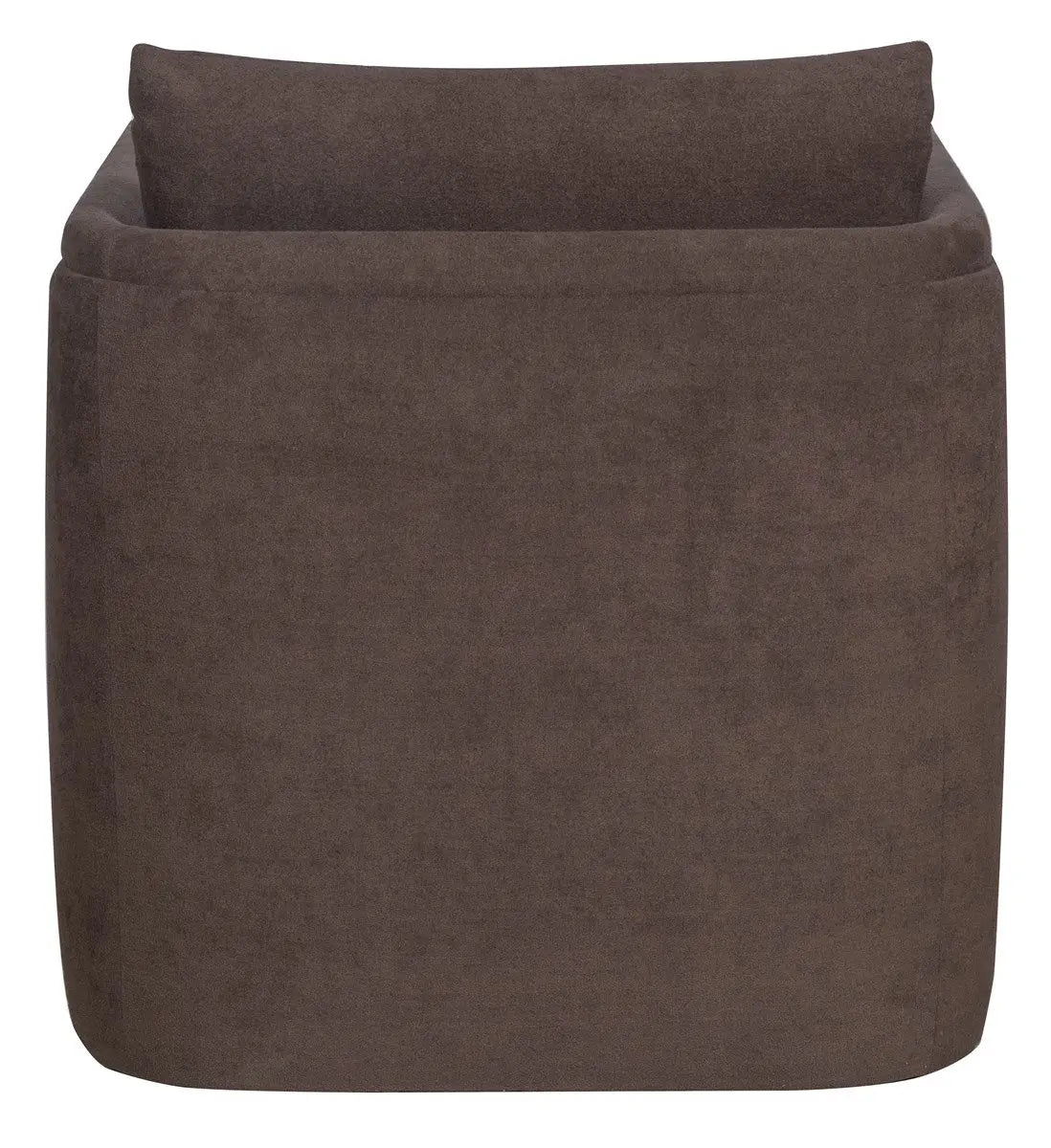 Liam Swivel Chair, a compact, tailored accent chair with a 360-degree swivel base, upholstered in rich Kofi Mink performance velvet fabric.