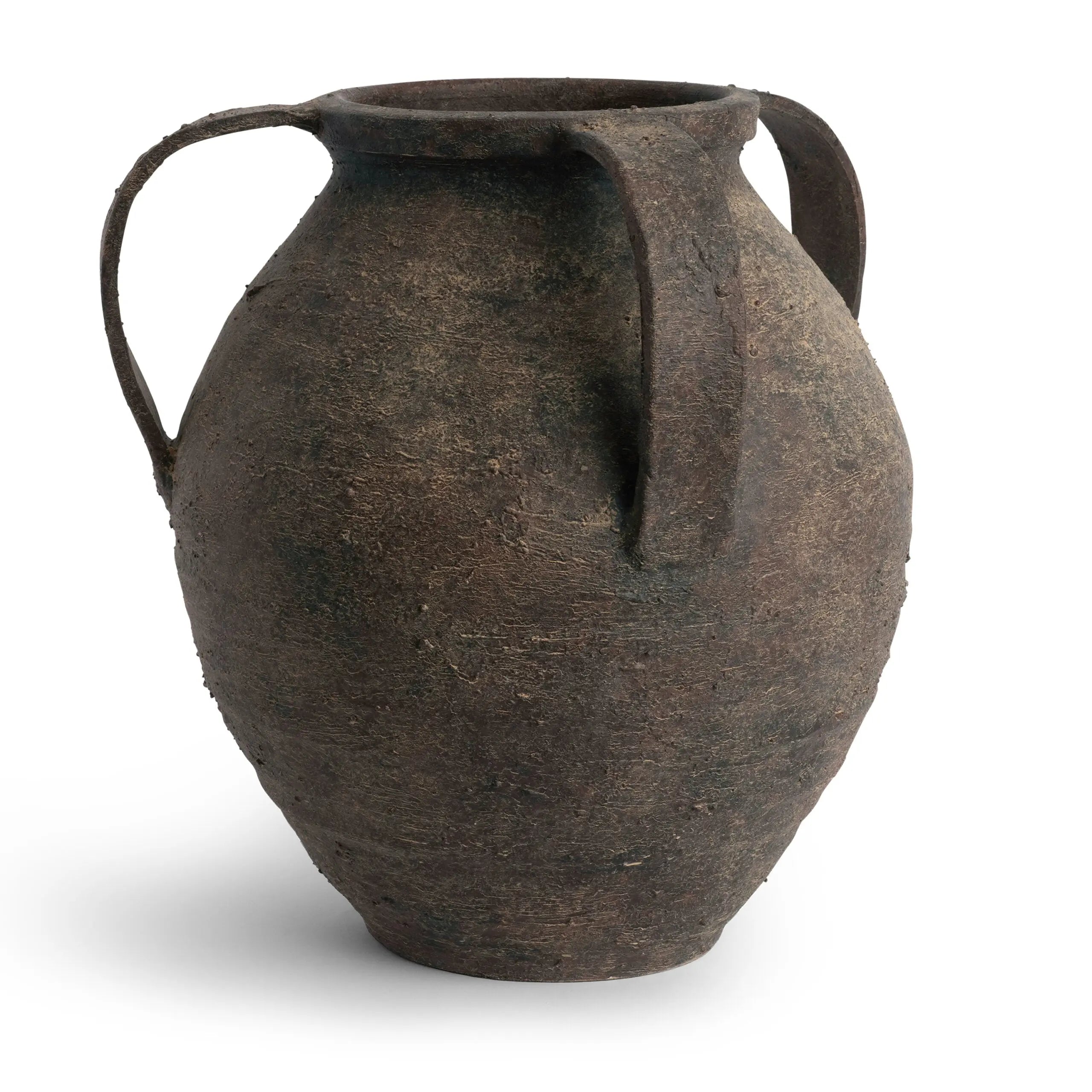 Maureen Vase - Handmade Weathered Grecian Ceramic Vase - Villa Decor & Design