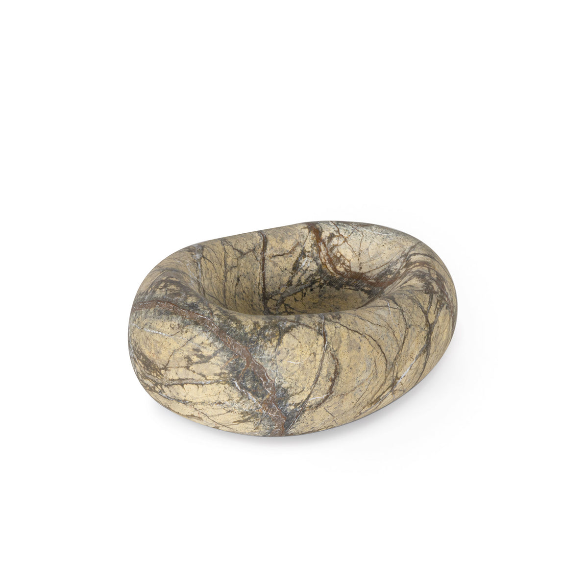 Lagoon Marble Bowl in Brown