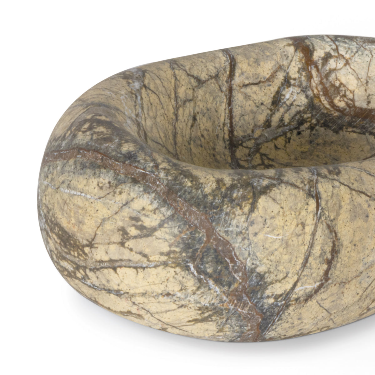 Lagoon Marble Bowl in Brown – view 5