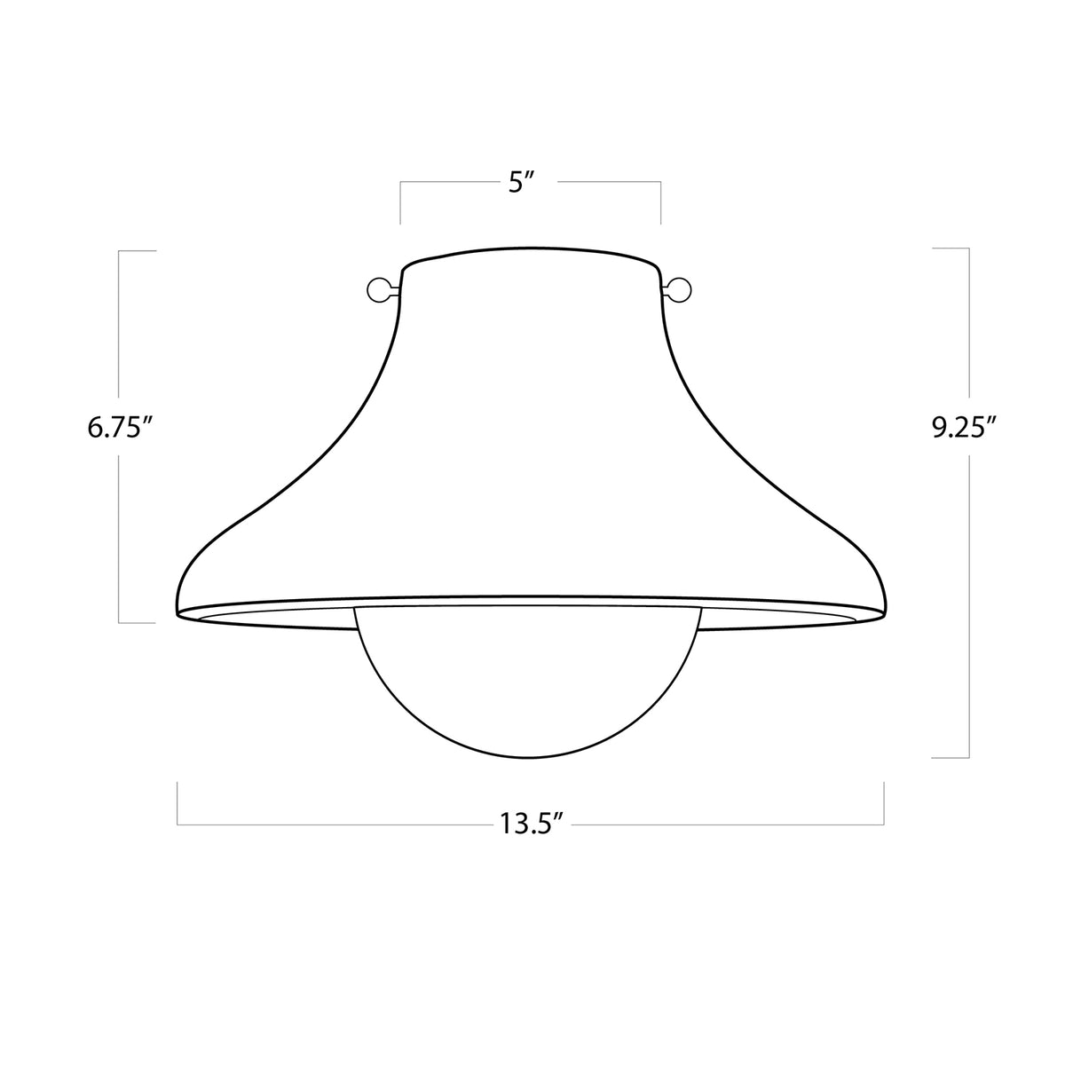 Surfside Wood Flush Mount – view 6