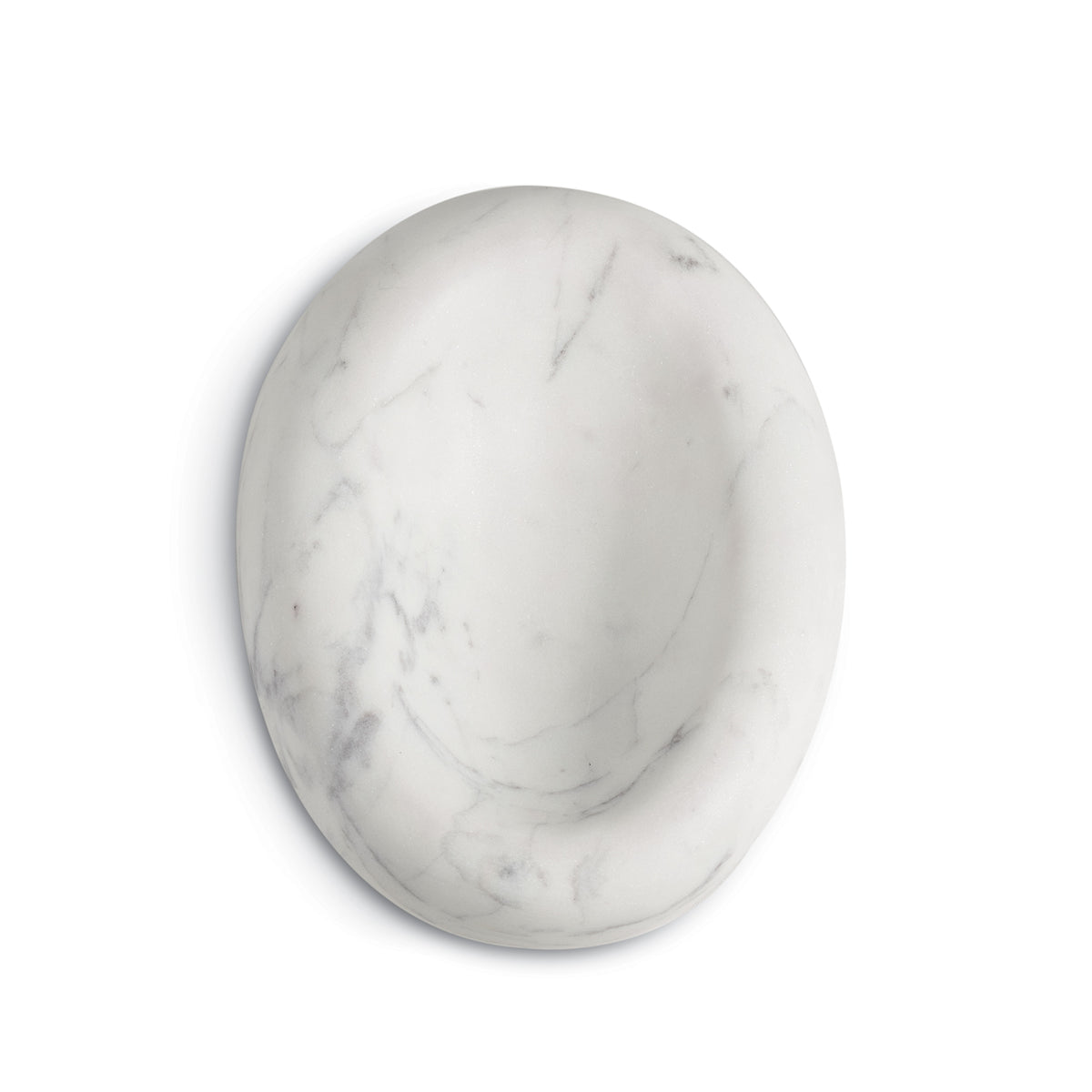 Lagoon Marble Bowl in White – view 4