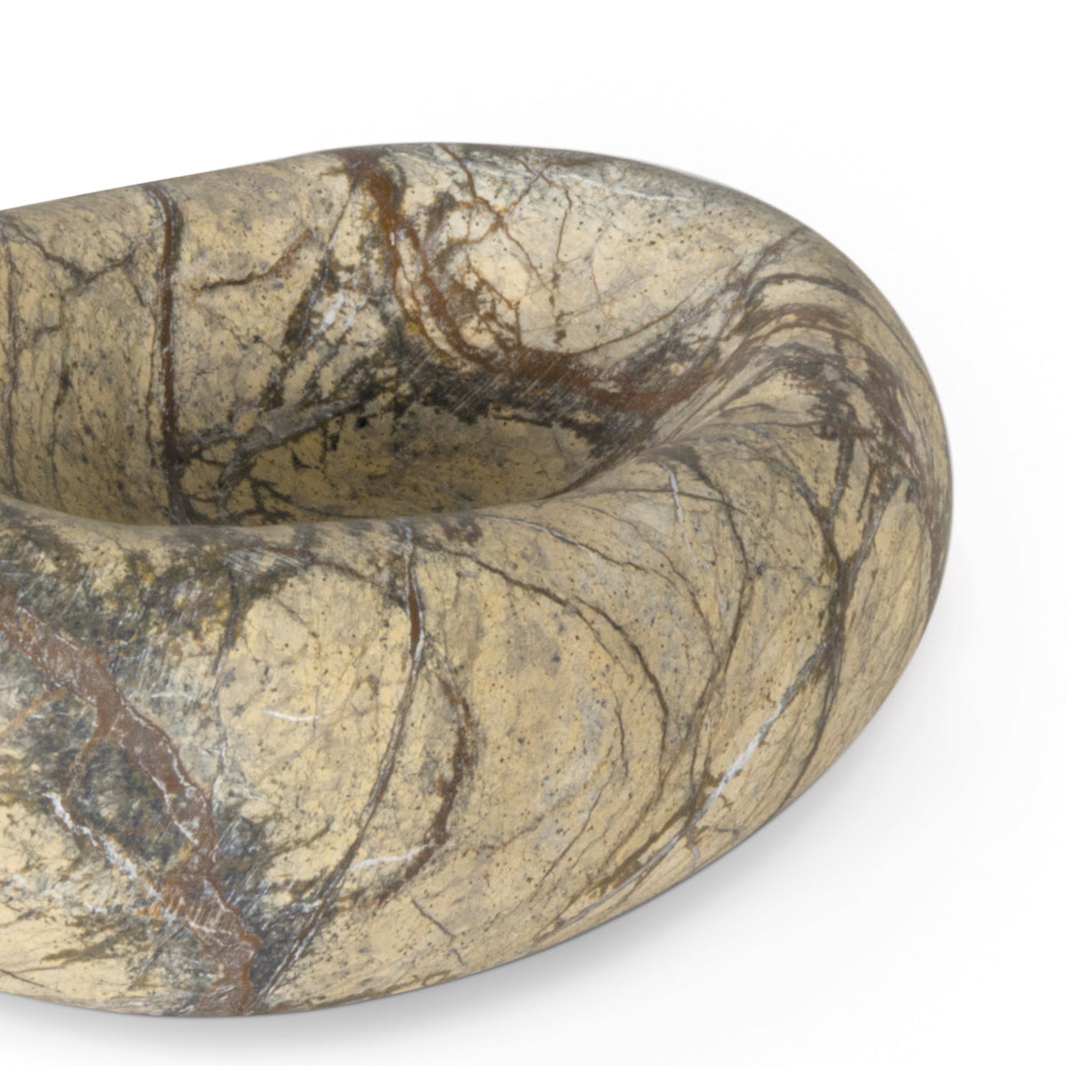 Lagoon Marble Bowl in Brown – view 6