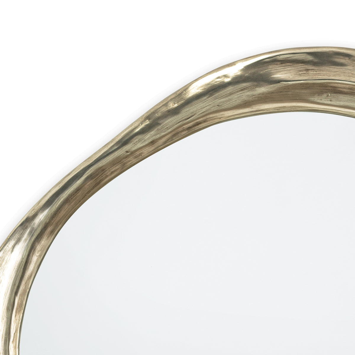 Ibiza Mirror in Antique Silver – view 3