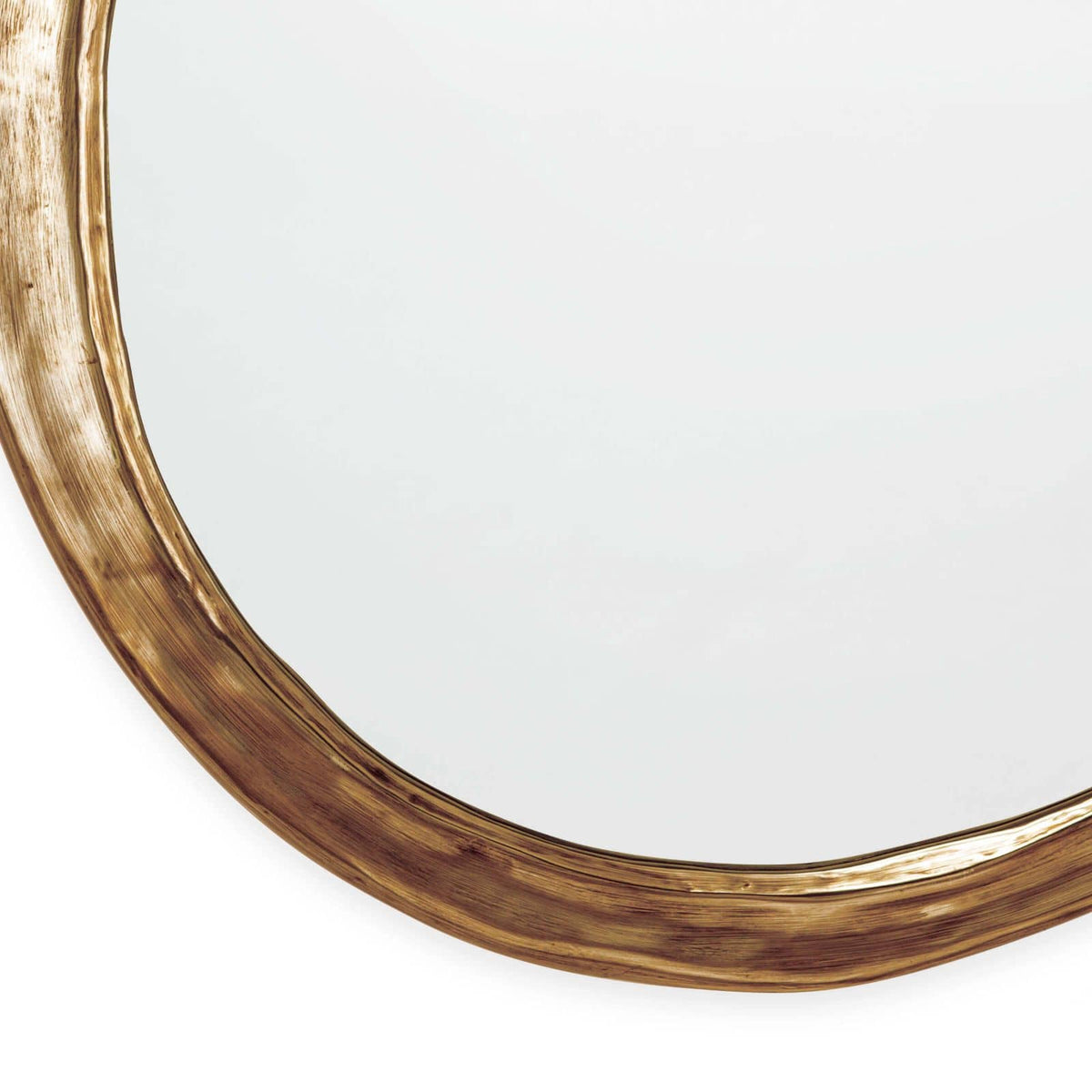 Ibiza Mirror in Antique Gold – view 6