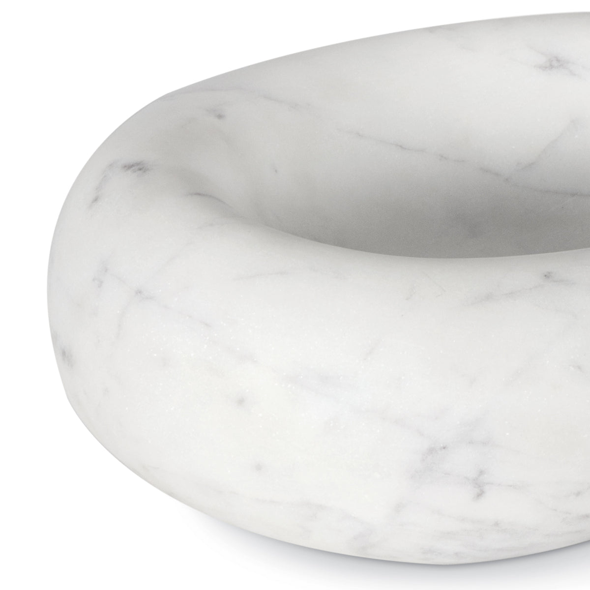 Lagoon Marble Bowl in White – view 5