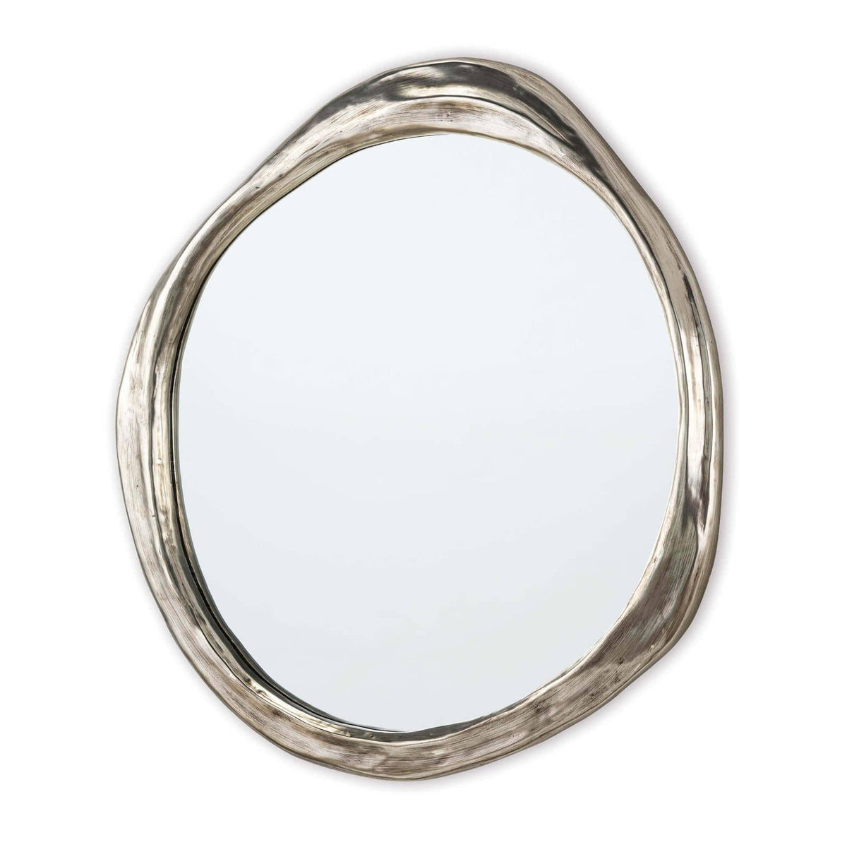 Ibiza Mirror in Antique Silver – view 2