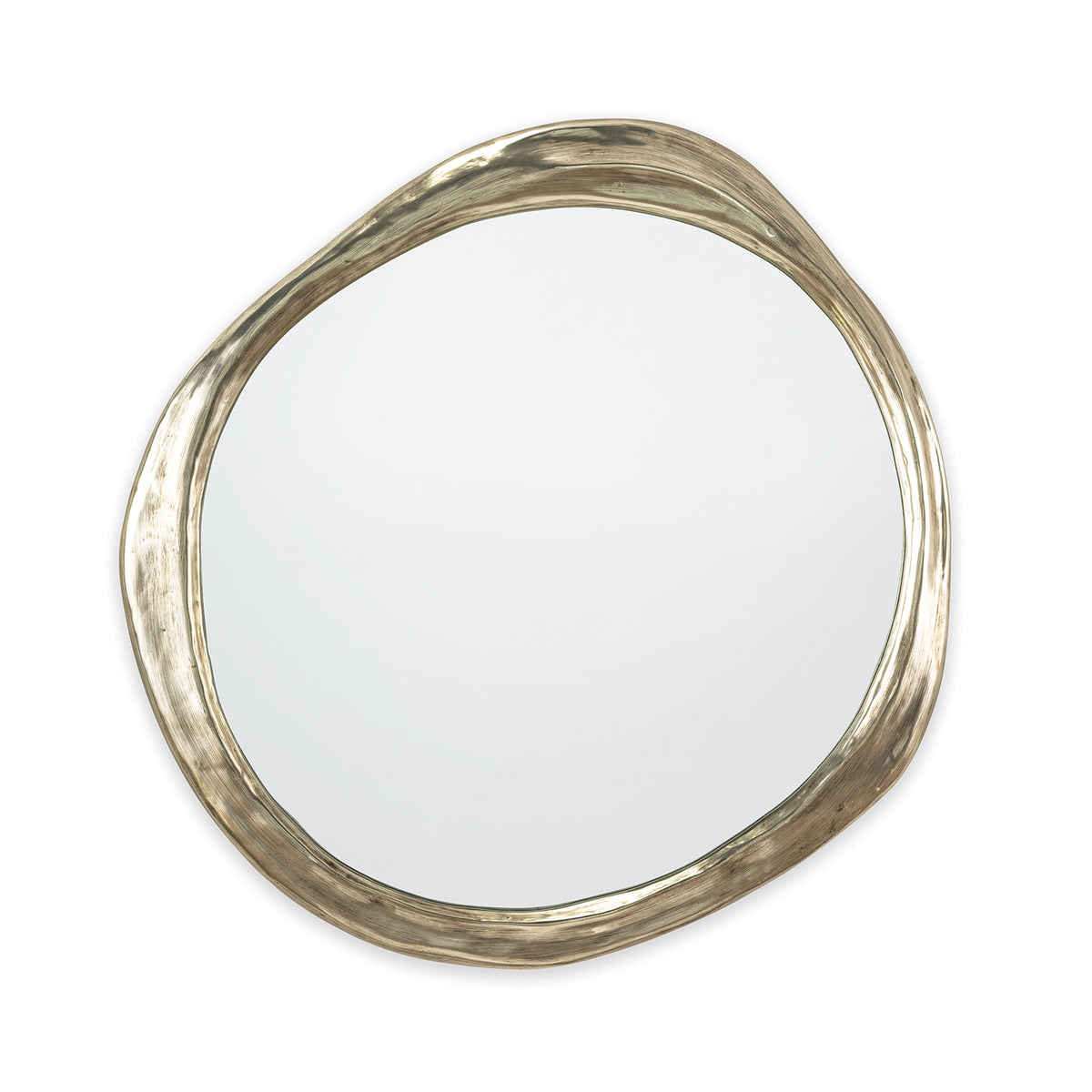 Ibiza Mirror in Antique Silver