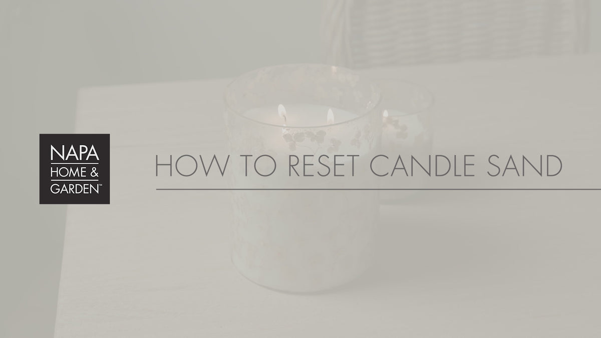How to reset candle sand so your sand candle can be reused